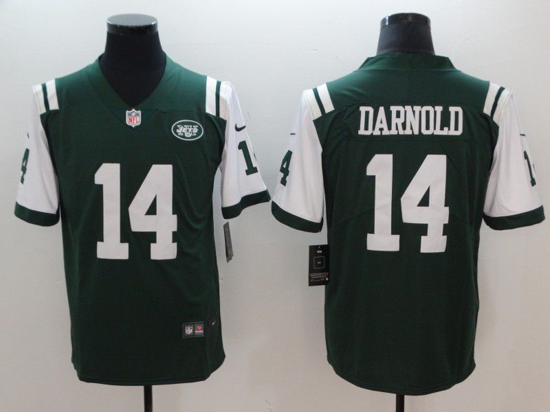 Men New York Jets #14 Darnold Green Nike Vapor Untouchable Limited NFL Jerseys->new york jets->NFL Jersey